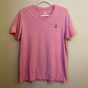 Psycho Bunny by Robert Godley Pink Tshirt Size Medium 5